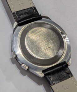 a close up of a watch