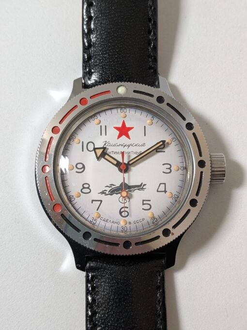 Vostok Amphibia 2409 Submarine Albino (URSS, Periodo Sovietico) - GRADE B