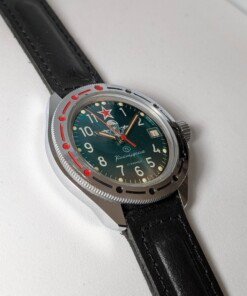 Vostok Komandirskie Paratrooper – Meccanico Manuale 2414 – Periodo Transizionale – Grade B - immagine 6