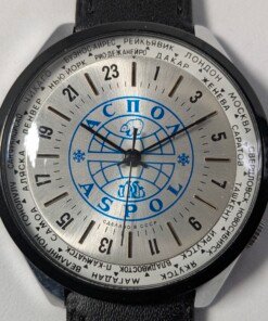 Raketa 24h ASPOL Logo Blu (ASsociazione POLare) - MOLTO RARO – Grade A 9 raketa-24-ore-aspol-orologio-sovietico-polare-esploratori-urss