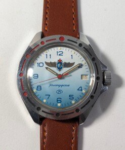 vostok-komandirskie-orologio-russo-forze-militari-spaziali-quadrante-blu