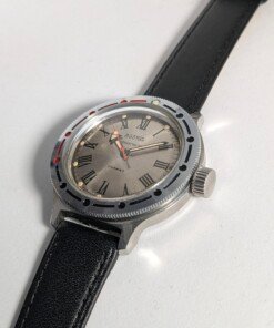 Vostok Amphibia Cassa Tonda – Acciaio – 20ATM – Grade B 12 vostok-antimagnetico-orologio-russo-numeri-romani-urss