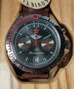cronografo-vostok-komandirskie-3133-prima-serie-quadrante-grigio-verde-aviazione