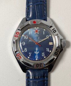 orologio vostok submarine quadrante blu marina sovietico