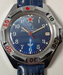 orologio vostok submarine quadrante blu marina sovietico
