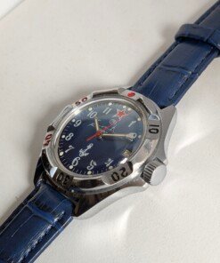 orologio vostok submarine quadrante blu marina sovietico