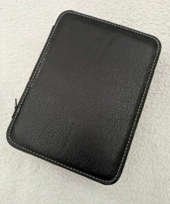 Custodia porta orologi nera da 8 posti per collezionisti e appassionati di orologio