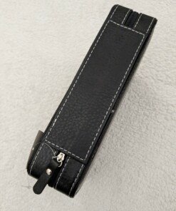 Custodia porta orologi nera da 8 posti per collezionisti e appassionati di orologio