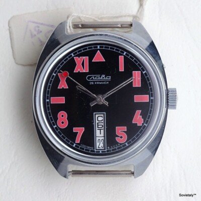 orologio-russo-slava-california-quadrante-nero-numeri-rosa