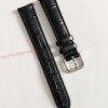 Cinturino Orologio Effetto Coccodrillo in PU con Fibbia in Acciaio