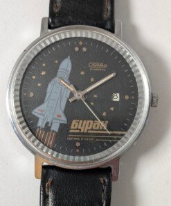 Alternative view of Slava Buran Orologio Sovietico automatico – Commemorativo Shuttle Buran – Grade A