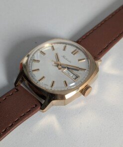 Orologio Raketa Automatico Dorato – Calibro 2627.H – Anni '80 – Grade B 17 Orologio Raketa Automatico Dorato – Calibro 2627.H – Anni '80 – Grade B - immagine 9
