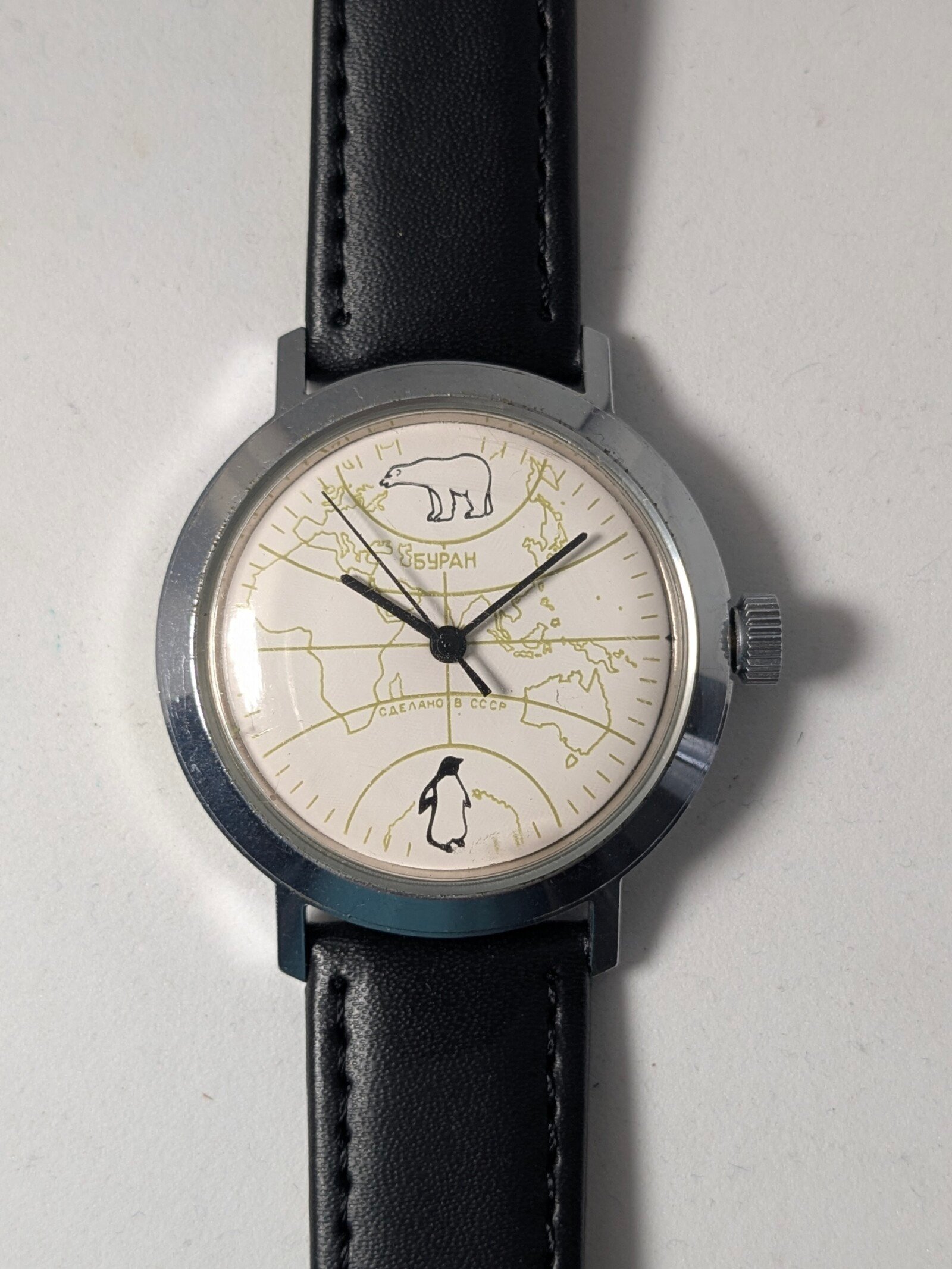Orologio Vostok Buran Polar Aviation - Calibro 2409 - Anni '80 - Grade B 1 Orologio Vostok Buran Polar Aviation - Calibro 2409 - Anni '80 - Grade B