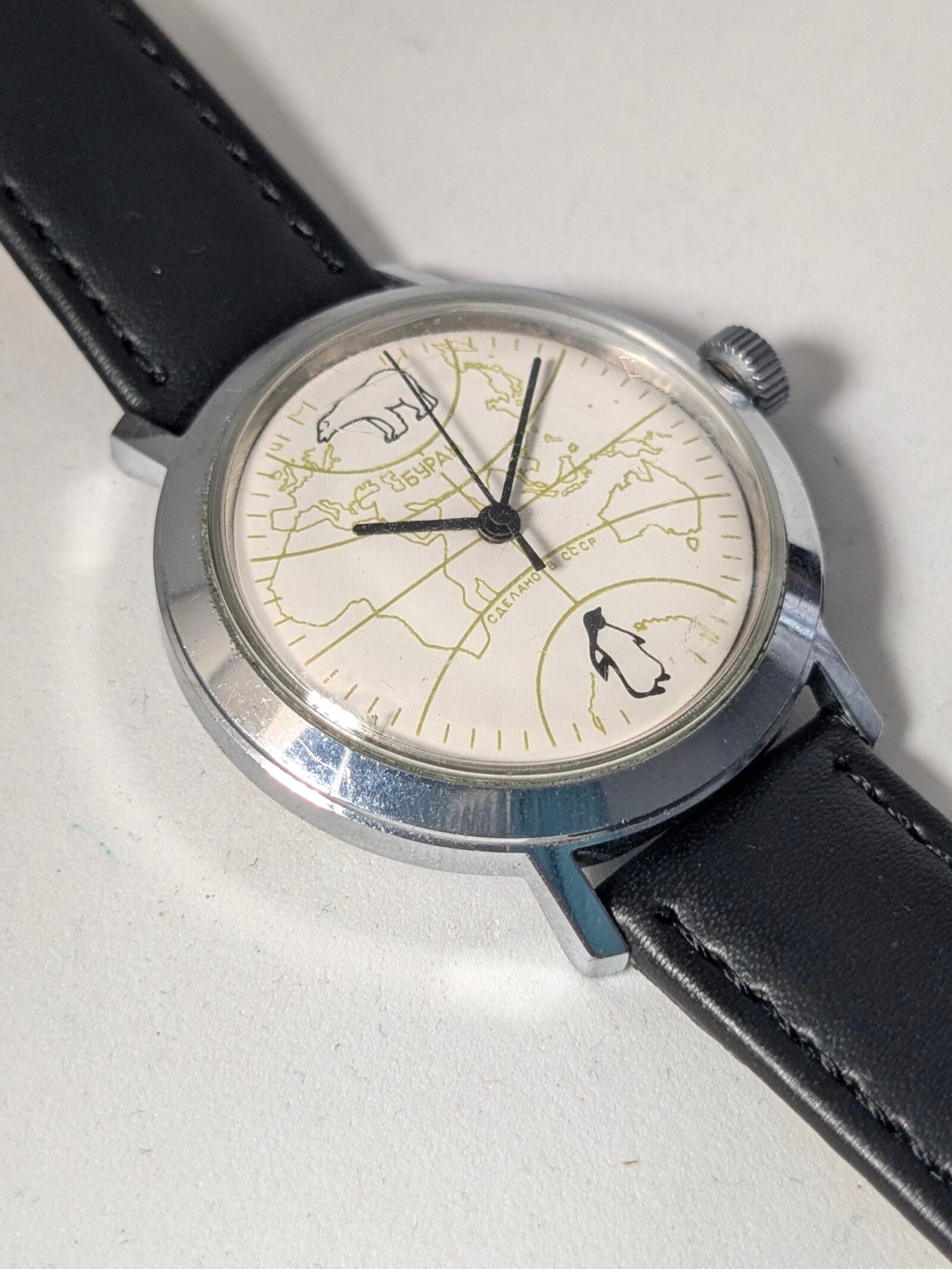 Orologio Vostok Buran Polar Aviation - Calibro 2409 - Anni '80 - Grade B 9 Orologio Vostok Buran Polar Aviation - Calibro 2409 - Anni '80 - Grade B - immagine 9