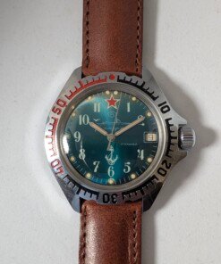 5 Orologi Komandirskie dell'Armata Rossa - Periodo Transizionale - Calibro 2414A - Cinturini Originali Time Trend 15 set orologi vostok Komandirskie dell'Armata Rossa