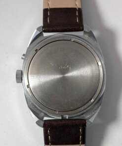 Orologio Slava Meccanico Manuale 26 Rubini - Caratteri Latini - Quadrante Blu Classico - Grade B - immagine 6