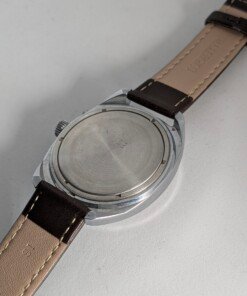 Orologio Slava Meccanico Manuale 26 Rubini - Caratteri Latini - Quadrante Blu Classico - Grade B - immagine 4