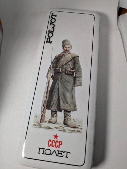 Scatola in Latta Poljot CCCP - Edizione Soldato Russo - Anni '80
