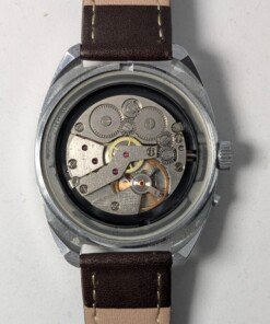 Orologio Slava Meccanico Manuale 26 Rubini - Caratteri Latini - Quadrante Blu Classico - Grade B - immagine 3