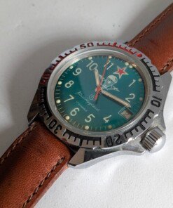 Orologio Vostok komandirskie Paratrooper transizionale con cinturino e custodia 25 Vostok komandirskie Paratrooper
