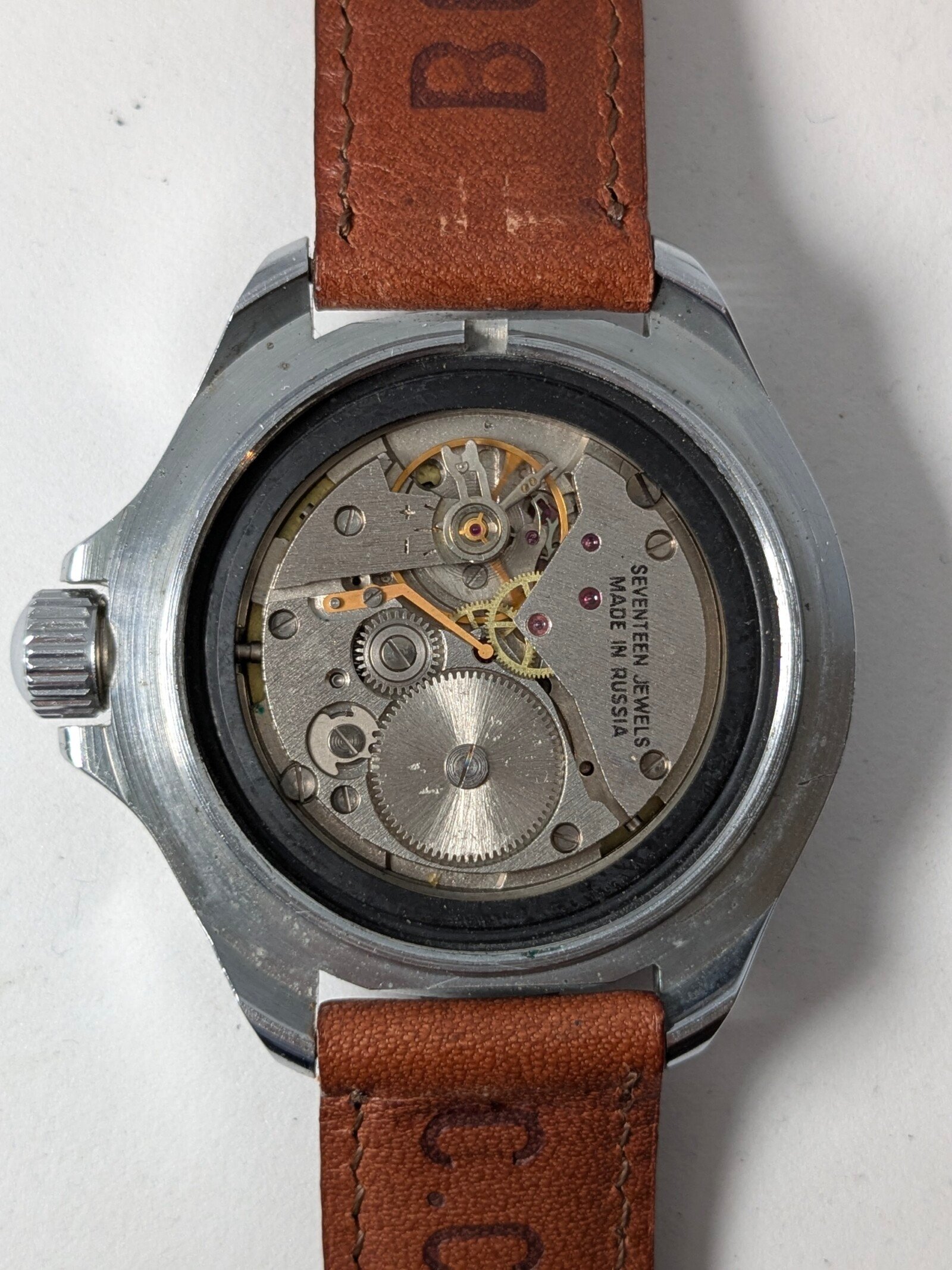 Orologio Vostok komandirskie Paratrooper transizionale con cinturino e custodia 3 Vostok komandirskie Paratrooper