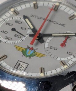Orologio Russo Sturmanskie Cronografo 3133 anni '90 cassa tonda - Grade B 18 Sturmanskie Cronografo 3133