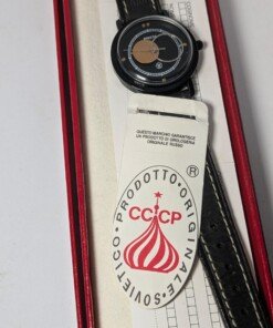 Orologio sovietico Raketa Copernicus Nero con scatola cinturino garanzia originali - Grade A 27 orologio sovietico Raketa Copernicus nero