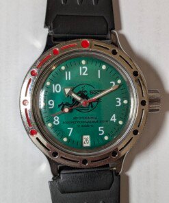 Orologio Vostok Amphibia Scuba Dude quadrante verde