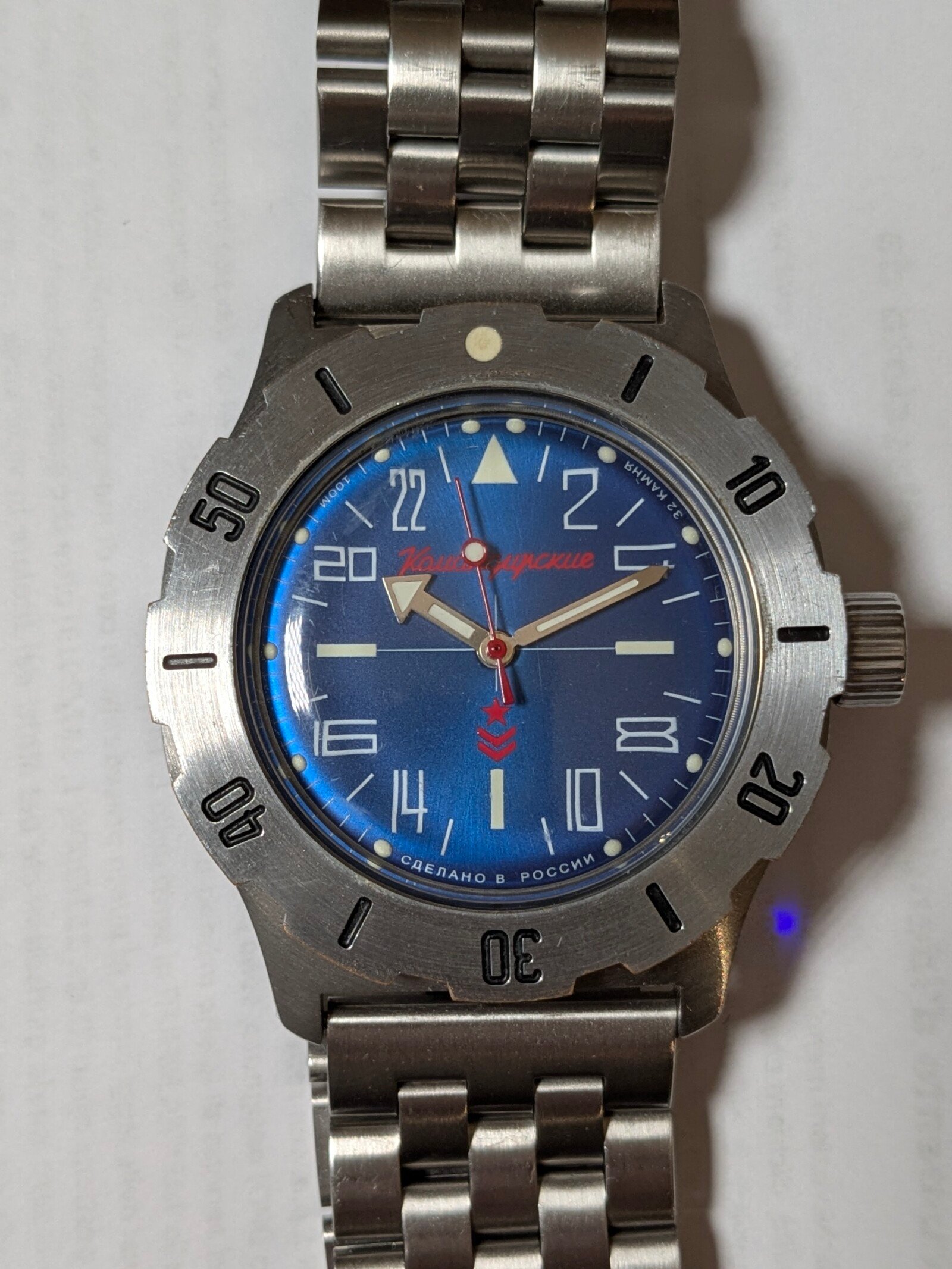 Orologio Russo Vostok Komandirskie 350642 Automatico 24 ore cassa acciaio - Grade B 1 Orologio Vostok Komandirskie 350642