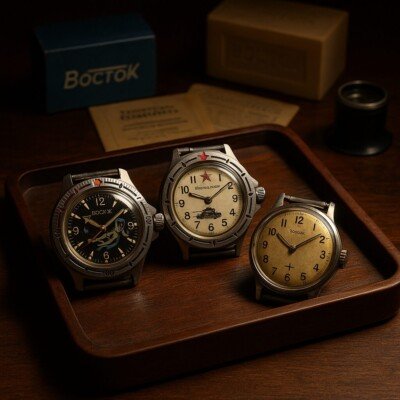 20251205 1810 Vostok Watch Collection simple compose 01kbqqth0bf6ktgr29r02zaqkt