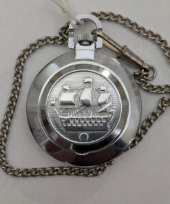 Orologio da tasca sovietico Raketa Big Zero con quadrante bianco