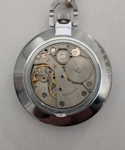 Orologio da tasca sovietico Raketa Big Zero con quadrante bianco
