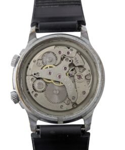Orologio Poljot Alarm Calibro 2612.1 Anni 2000 Russia 14 Orologio sovietico vintage: vista ravvicinata del calibro Poljot 2612.1 a 18 rubini con meccanismo di allarme. Autentico orologio russo da collezione.